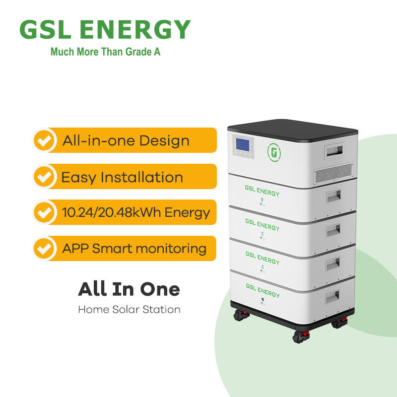 Picture of 20kWh Stacked Energy Storage System Three-Phase Hybrid Inverter All-in ...